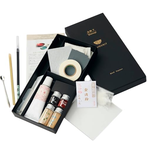 TSUGUKIT Kintsugi Japanese golden lacquer repair kit broken pottery