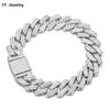 14mm Kristall Miami Iced Out Cuban Link Kette Armband Für Männer&Frauen Volle Strasssteine Anhänger Hip Hop Schmuck Kette Großhandel Geschenk