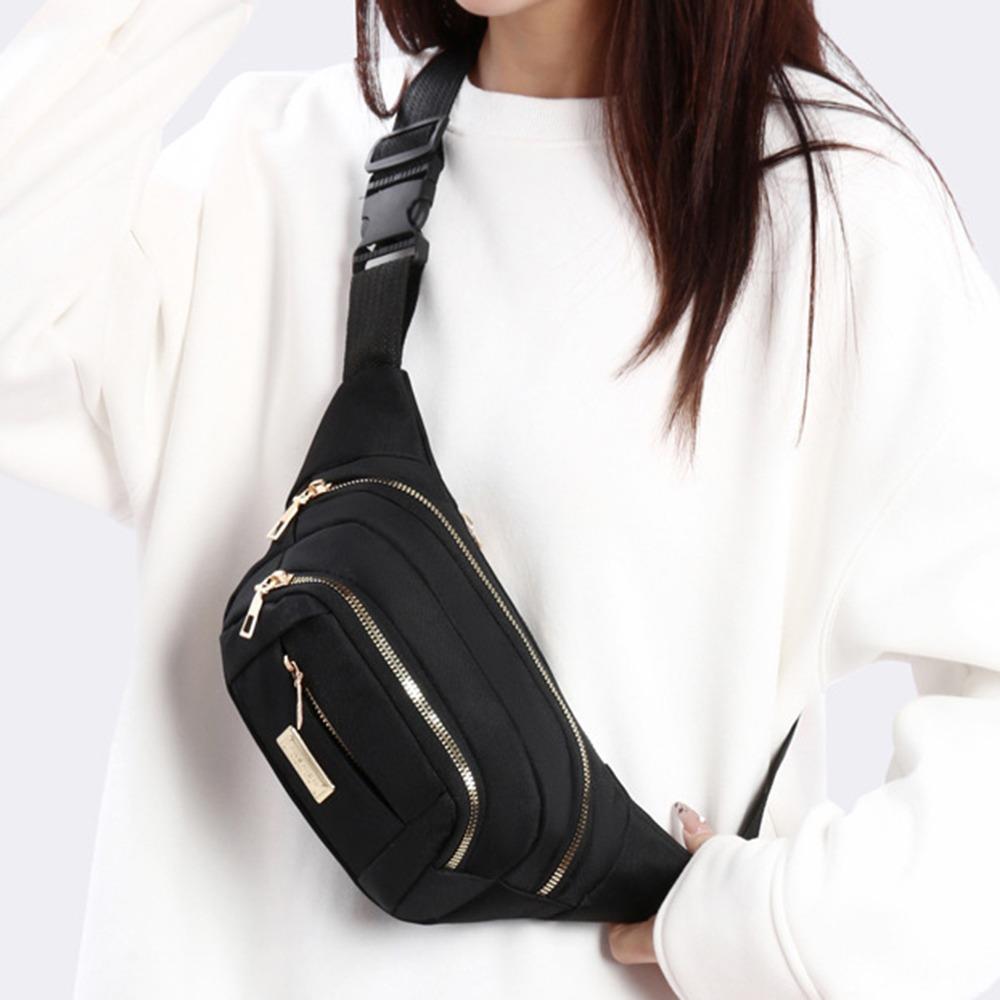 Waterproof Women's Fanny Pack Oxford Cloth Crossbody Chest Bag Fashion Single Shoulder Bag  Gift