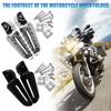 Aluminum Foot Pedal Pegs Motorbike Accessories Easy Installation Replacement Motorcycle Rear Footrest Foldable Pedal