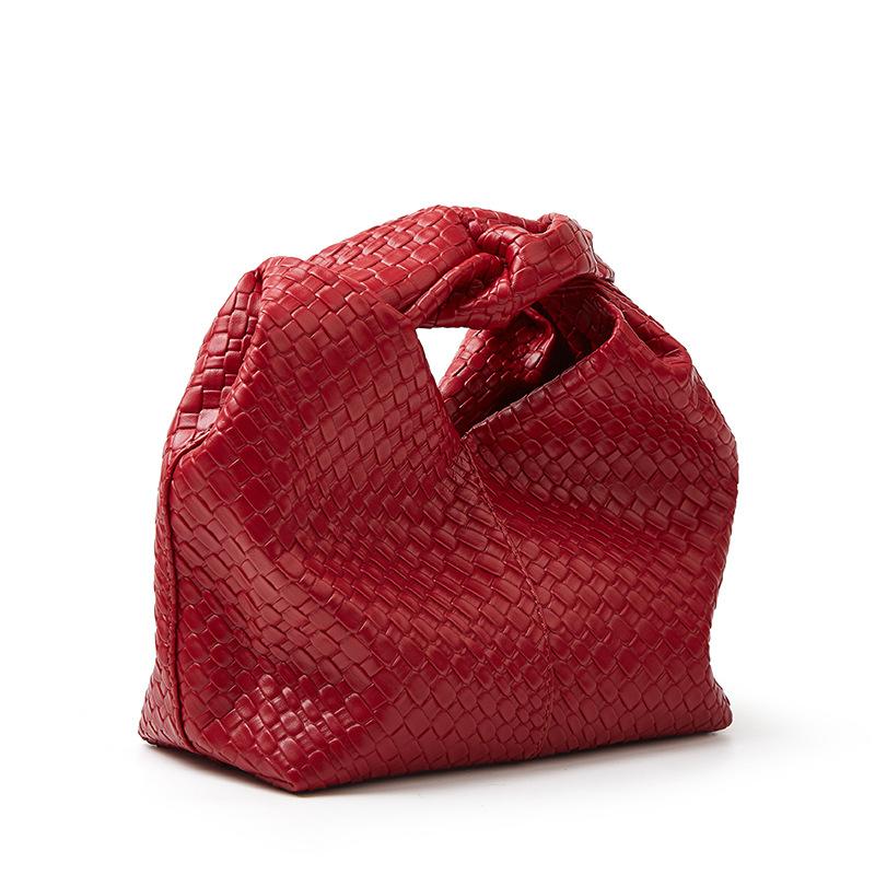 Hochwertiger Sinn für ausländische Unterarm-Kleintasche Damentasche Kleine lässige gewebte Knödeltasche mit einer kleinen Handtasche