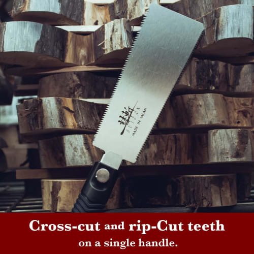 SUIZAN Double-Edged Saw, 180mm - Replaceable Blades, Crosscut and Vertical Saw, Woodworking Saw