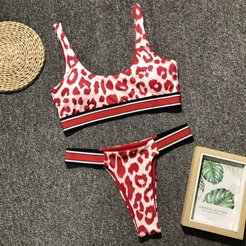 Women's Bandeau Bandage Bikini Padded Set Stylish Swimwear For Effortless Beach Days