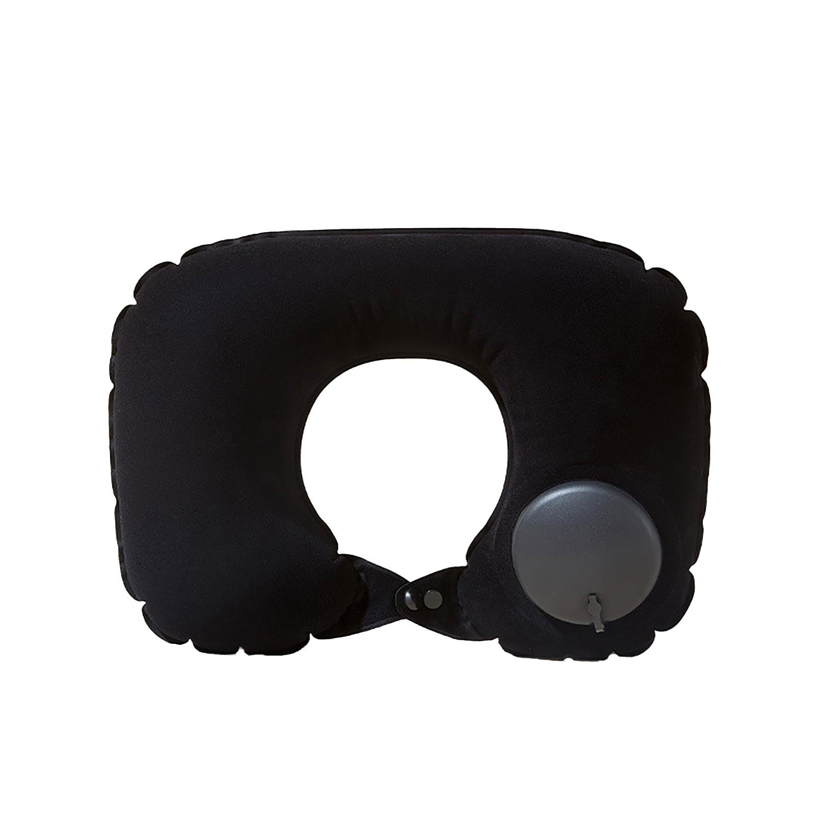 

Надувная шея полностью шея для путешествия на самолете автомобиль One Size чёрный