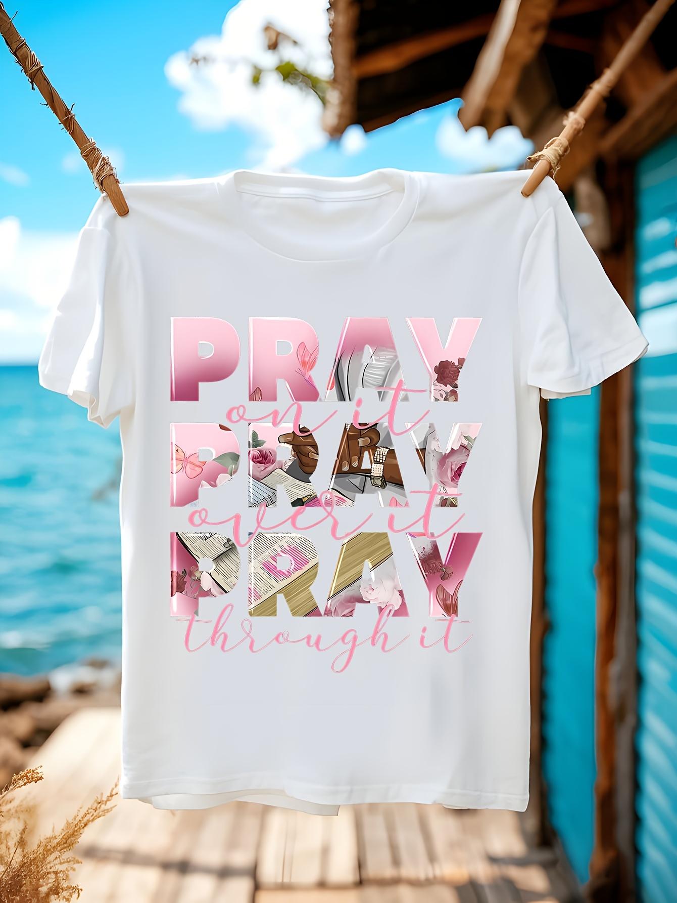 Inspirational Quote Cotton Tshirt L
