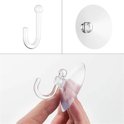 10PCS Heavy Duty Suction Cup Hooks Vacuum Seal No Drill Hanger for Glass Window Bathroom Kitchen Tile Wall Organizer Storage