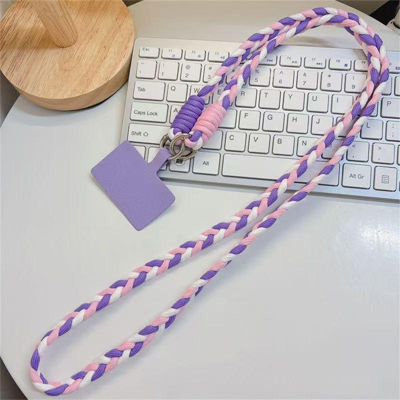 Candy Color Crossbody Phone Lanyard - Universal Neck Strap for Anti-Drop Protection