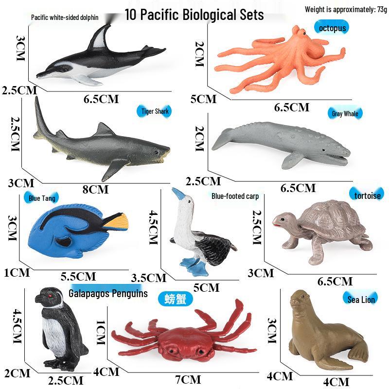 Realistic Arctic Animal Models Toys: Polar Bear, Beluga, Seal, Wolf, Snow Leopard, Penguin