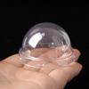 50pcs Plastic Cupcake Paper Cup Transparent Lid Cover Hat for Upper Caliber 5/5.8/6.8cm Baking Cups Muffin Cup Cake Decoration