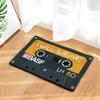 Vintage Cassette Tape Indoor Doormat Non Slip Door Floor Mats Carpet Rugs H77 Kitchen Mat Room Decoration Home Non-slip Pad Foot