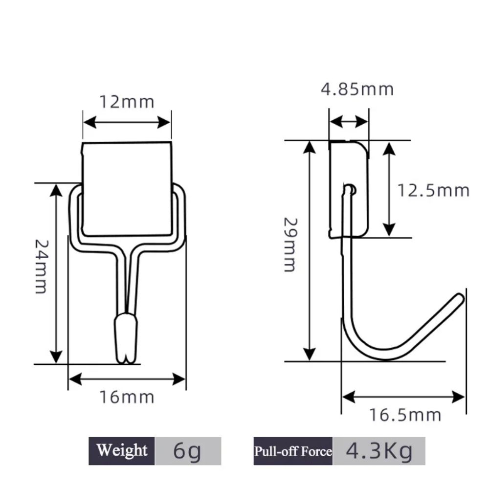 10PCS Strong Magnetic Hooks Multi-Purpose Storage Hooks Home Kitchen Bar Storage Hooks Key Storage Hooks Bathroom Hangers