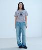 UNIFORM BRIDGE Anchor Boy Stripe S/S T-Shirt(Women) Ivory