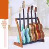 Solid Wood Multi-Guitar Display Stand with 5-Head and 3-Head Options