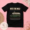 Into The Wild Bus Graphic T Shirt, Adventure Travel Tee