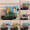 P-Beavis Butt Heads Kissenbezug Kissenbezug, Weicher Waschbarer Leinen-Kissenbezug, Vielseitig Für Sofa, Schlafzimmer Und Büro.