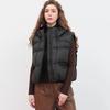 Hooded down cotton vest new autumn and winter puff cotton vest thin warm vest women's short vest
