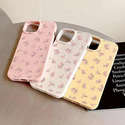 Niedliche Blumen Handyhülle Für iPhone 15 Pro Hülle iPhone 11 13 12 16 14 Pro Max XR XS X 7 8 Plus SE Silikon Stoßfest Matte Hülle