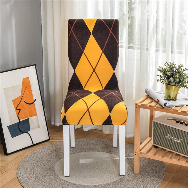 Spandex Seat Chair Cover Removable Slipcover Anti -Dirty Kitchen Cover For Banquet Wedding Dinner Restaurant Housse De Chaise 1pc for Home