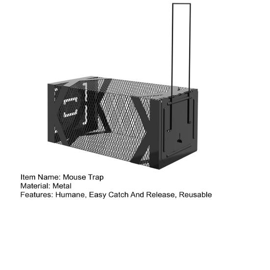 Humane Mouse Trap Easy Catch Release Rat Cage Reusable Indoor Outdoor Animal Trap for Mice Voles Hamsters Barns Warehouses