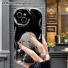 Mobildeksel: 2D flat, passer til iPhone 18 17 16 15 14 13 12 Pro, animejente, perfekt jule- og Halloween-gave