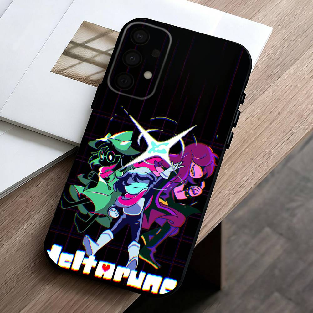 Game D-Deltarune-E  Phone Case For Samsung Galaxy A73,A72,A71,A70,A53,A52,A51,Soft Silicone Black Cover