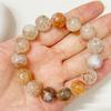Women Natural Crystal Beaded Bracelets 8mm 10mm 12mm Round Yoga Bead Stretch Bangle Handmade DIY Jewelry Gift