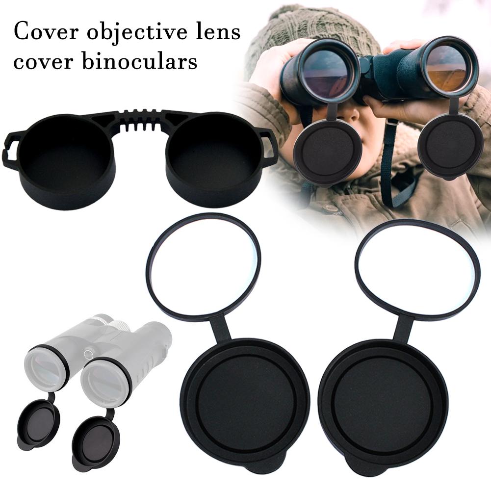 Fernglas Schutzhülle 42mm/52mm Gummi Okularabdeckung Zubehör Objektiv Feuerlinse Spektiv Dekoration Prävention W2N4