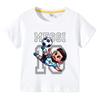 Boys' Fashion Short-Sleeve T-Shirt Children's T-Shirt Kids' Clothing Soccer Star Messi Cartoon Print