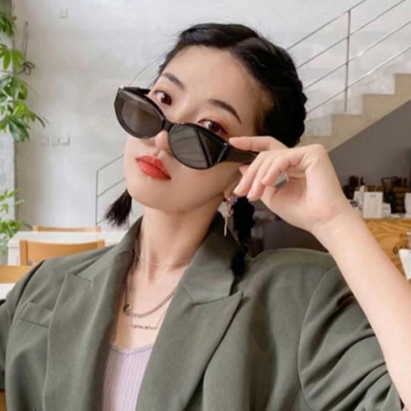 Classic Small Oval Sunglasses For Men And Women Minimalist Retro Shades For Street Style