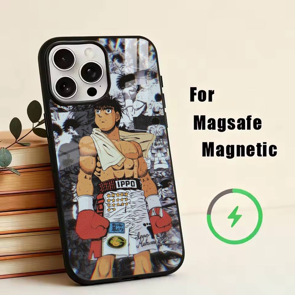 H-Hajime no-OO Ippo  Phone Case For iPhone17,16,15,14,13,12,11 Plus,Pro Magnetic For Magsafe Wireless Charging