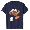Funny Japanese Nigiri Sushi Sleepwalking T-Shirt Cotton Women T Shirt Oversized Tees Tops Unisex Tshirt Men's Clothing