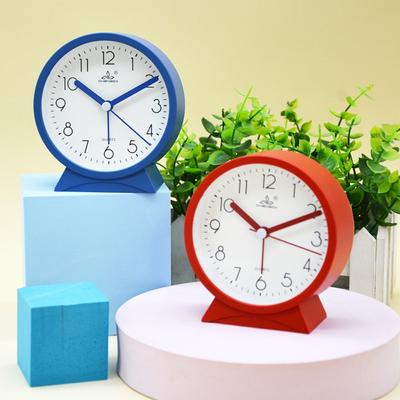 Fashion Bedside Clocks Time Management Quartz Battery Student Alarm Clock No Tick Desk Small Alarm Clock Home Office Kids