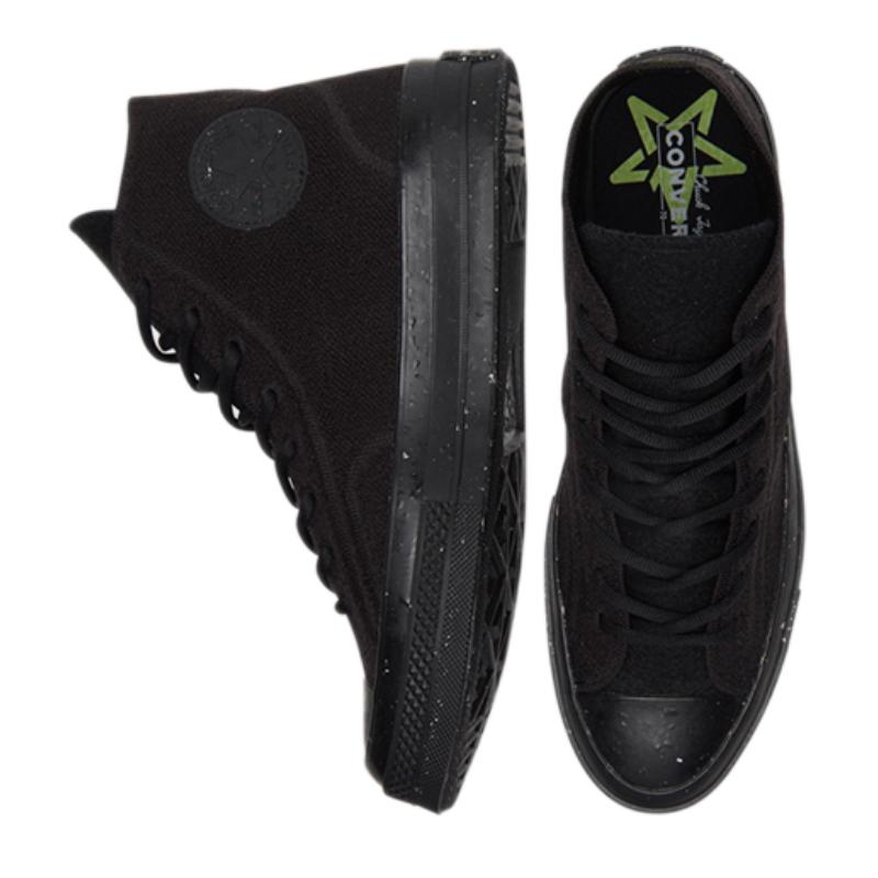 Converse Chuck 70 Chuck Taylor All Star Casual Trend High-Top Espadrilles Unisex Carbon Black
