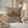 Texas Roadhouse Cushion Cover Anti-dustmite Pillowcase Invisible Zipper Silky Short Plush Sofa Cushion Cover