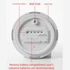  Color Changing LED Wall Clock With Oversized Display Quiet Mechanism Temperature Home
