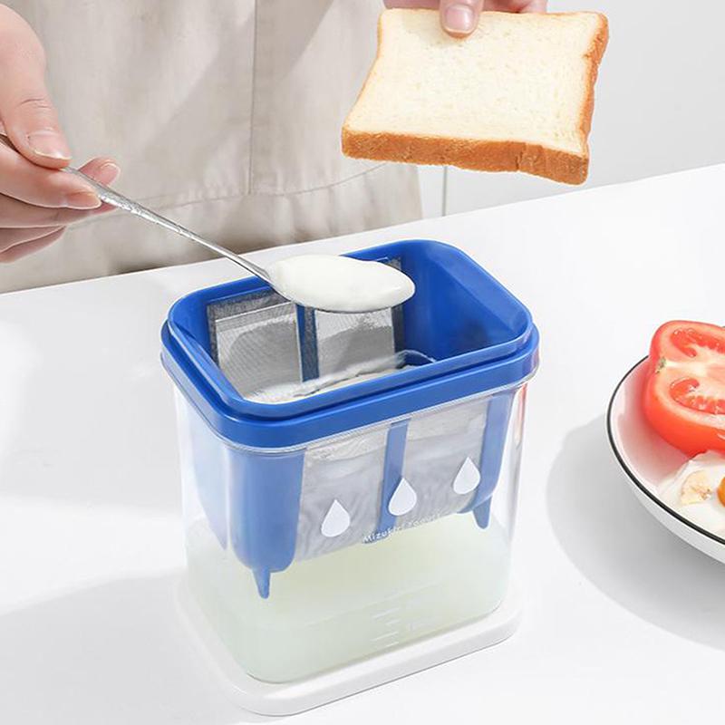 Coffee Yogurt Filter Maker Self-Made Greek- Yogurt Soybean Milk Cheese Whey Separator Water Draining Fine Mesh Strainer