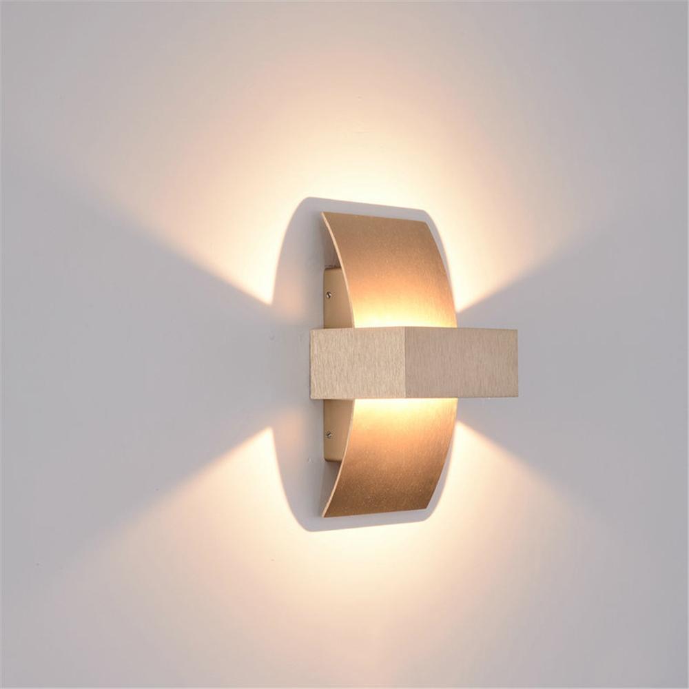 Creativity 12W LED Indoor Wall Lamp Aluminum Sconce Bedroom Bedside Light Living Room Aisle Wall Lights Modern LED Wall Lamps