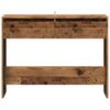 Vidaxl Stolik Konsolowy, Stare Drewno, 100X35X76,5 Cm