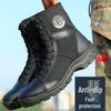 Men's Lightweight Summer Tactical Boots: Breathable High-Top Combat and Outdoor Martin Shoes.