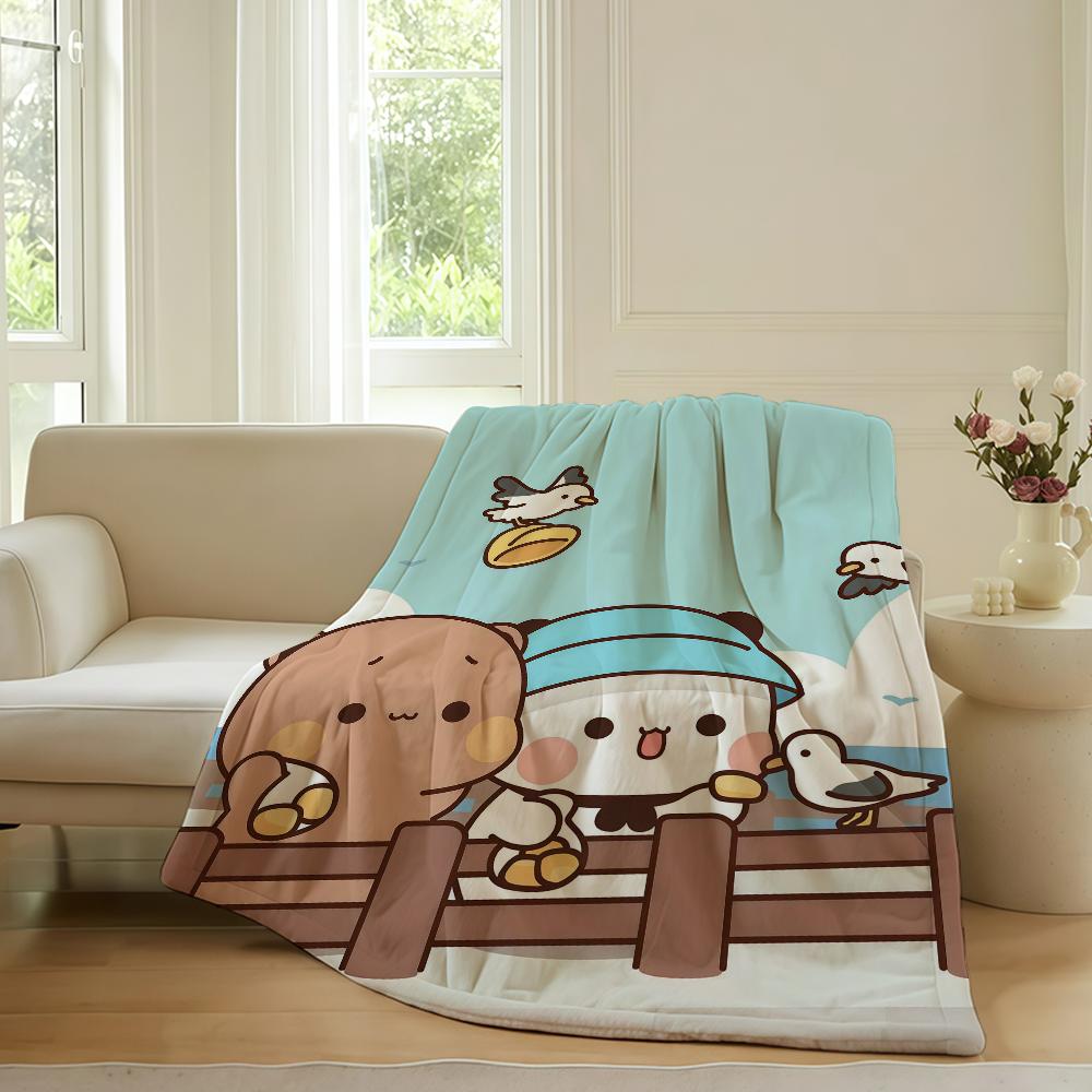 Cartoon cute Bubu Dudu Blanket For Sofa Office Bed Plane Travel Sleep Read Relax Camping Soft And Warm