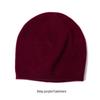 Women's 100% Pure Cashmere Double-Layered Knitted Hat - Autumn/Winter Style