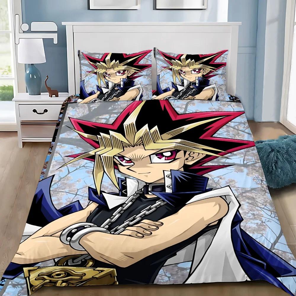Bettbezug Kissenbezug Yu-Gi-Oh Pharao Atem Bettwäsche Set Erwachsener JungeMädchen Schlafzimmer Dekoration Kindergeschenk Einzel Doppel Große Größe