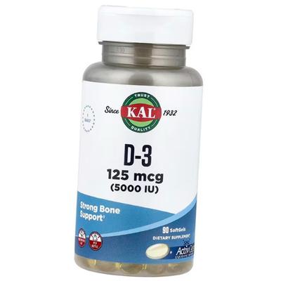 Vitamin D3, Vitamin D-3 5000 Soft, 90 Softgels (36424064)