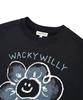 WACKY WILLY [25Fw] Women'S Big Lily Graphic Sweatshirt Navy