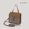 Bag Women's New College Plaid Commuter Versatile Handbag Large Capacity Autumn and Winter Oblique Span Bag