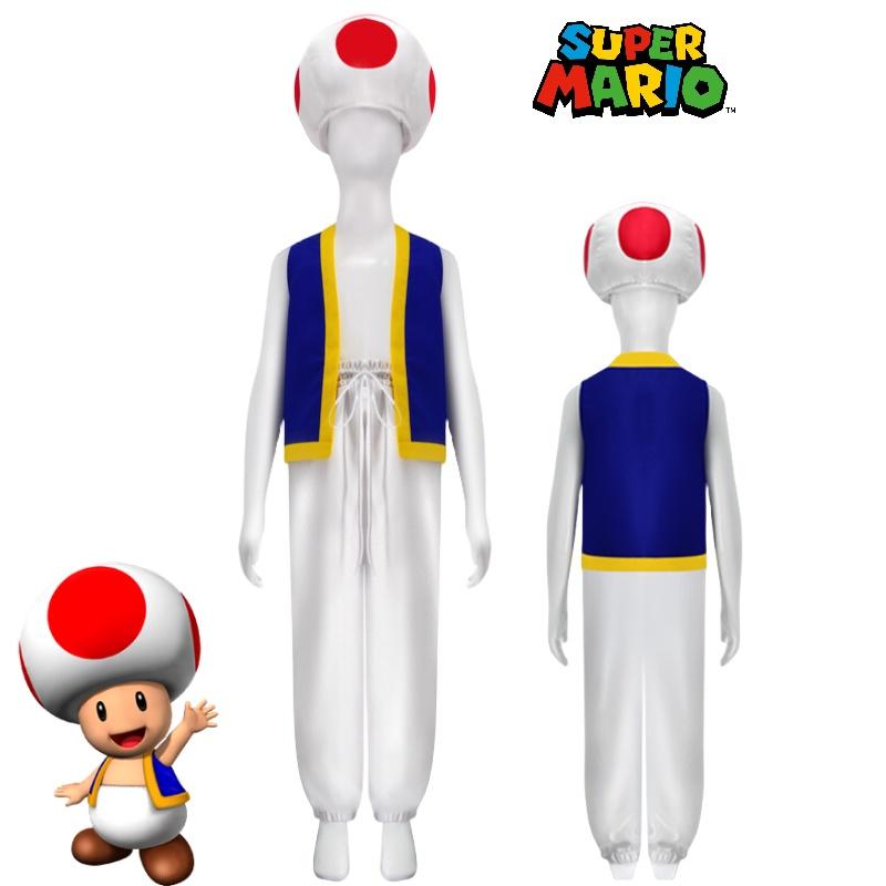 Kostium Cosplay Mario Brothers Na Halloween Materiał Poliestrowy Motyw Mario XS-XXXL