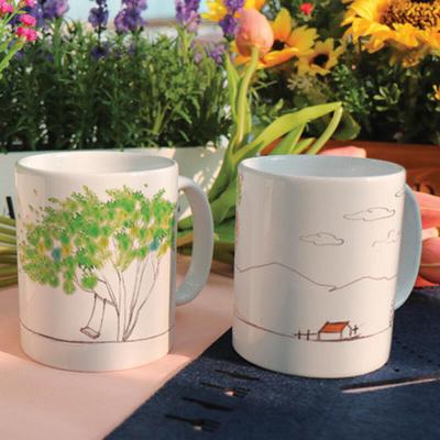 Tf091-Design Tasse 2er-Set-Baum und Schaukel