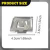 2Pcs Cord Lock Mechanism for 2inch Low Profile Replacement Portable Iron Locks Home Bedroom