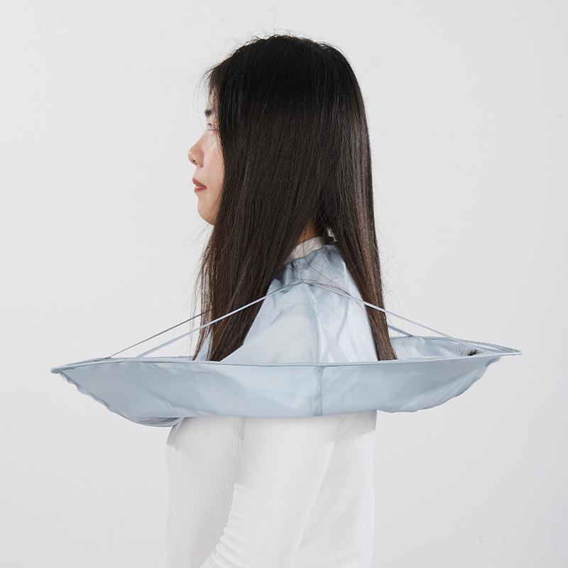 DIY Friseurumhang Regenschirmumhang Friseurumhang Rasierabdeckung Friseurschürze Haushalt Reinigungsschutz