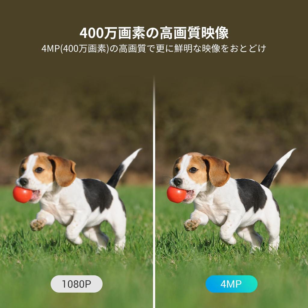 EZVIZ BC1C 4MP Magnetic Security No Installation Outdoor Battery Solar Alexa Japanese QR Code Included Camera, Required, Use, 270-Day Life,
